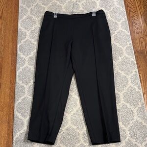 Akris Punto Black Cotton-Nylon Blend pants sz 18
